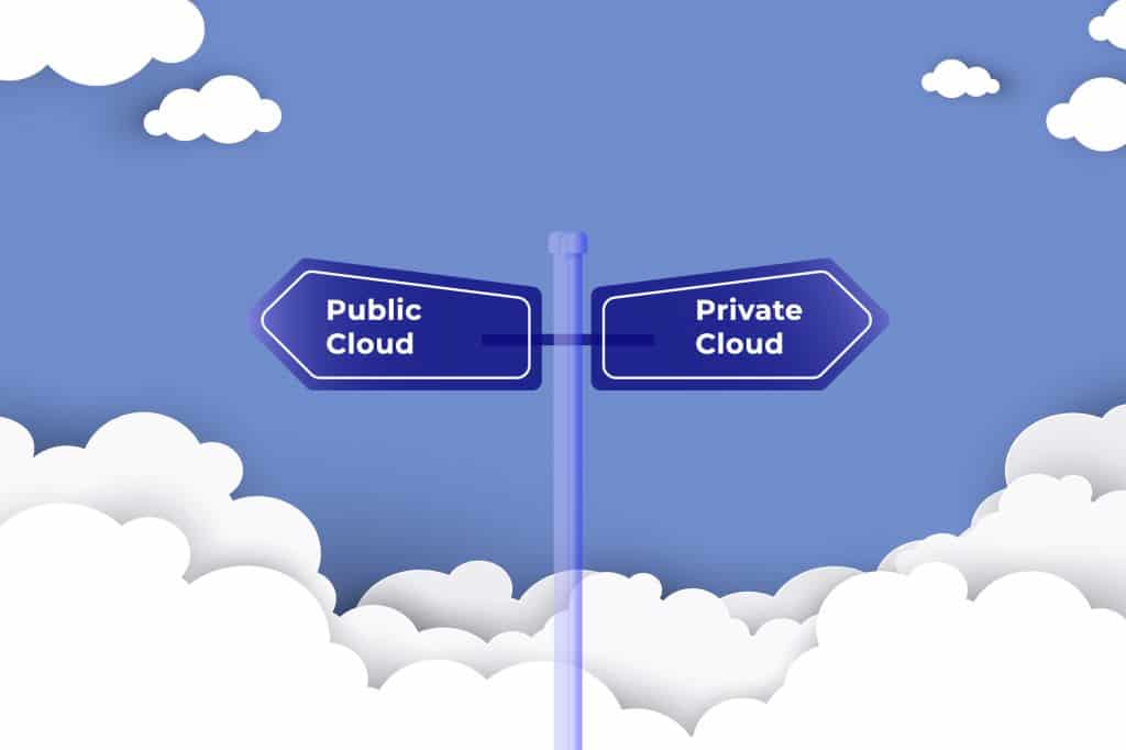 public and private cloud