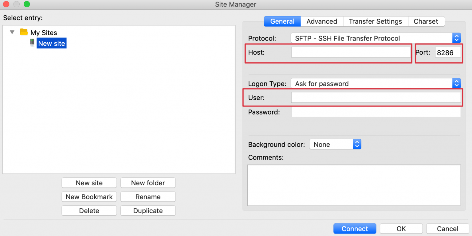 How to Connect to SFTP using FileZilla Mondoze Cloud