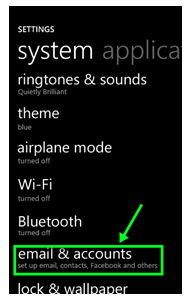 configure exchange activesync windows phone 7