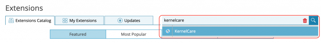 Kernel care searching