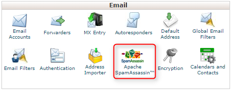Configure Spam Assassin in cPanel