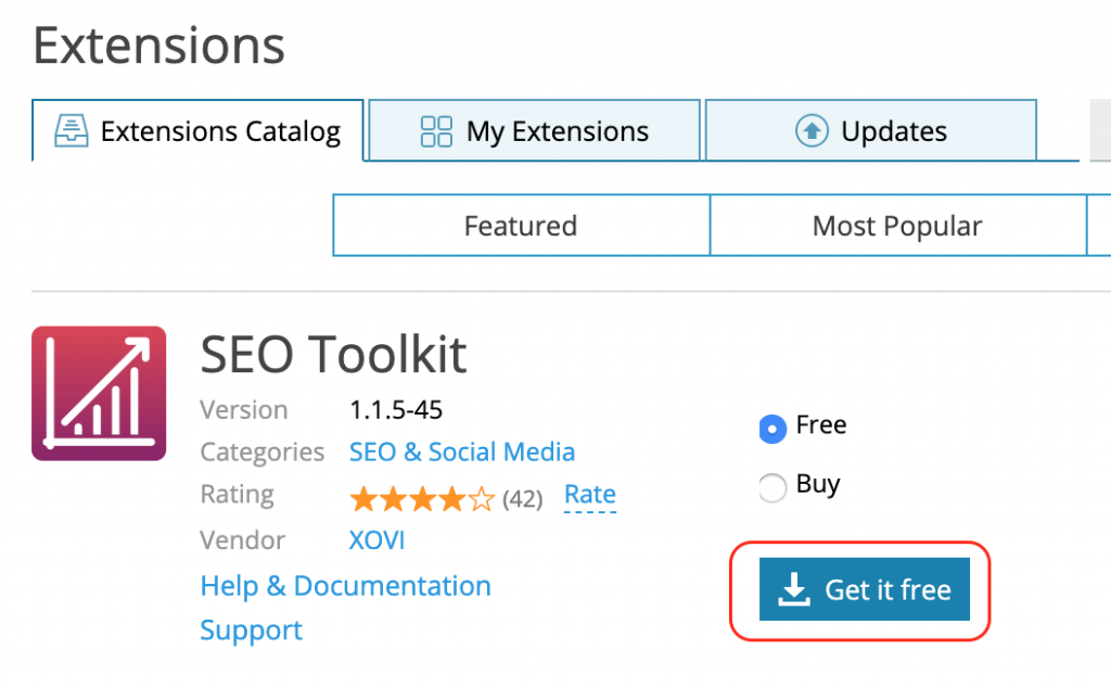 SEO toolkit personal installation