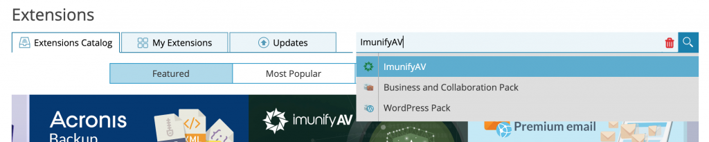 ImmunifyAV extensions