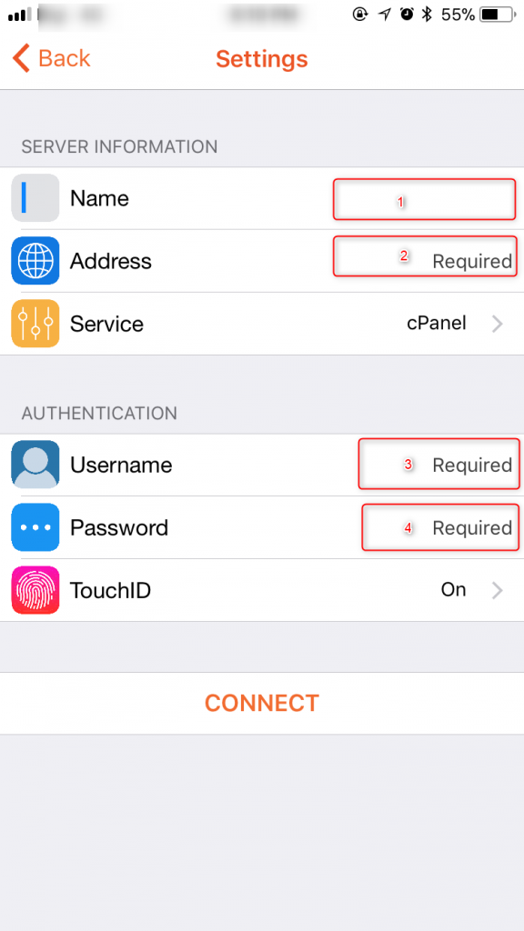 Connect to cPanel/Webmail/WHM via cPanel app (iOS) - Mondoze Cloud