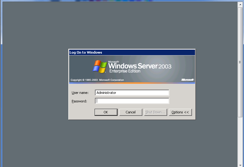 windows server 2003