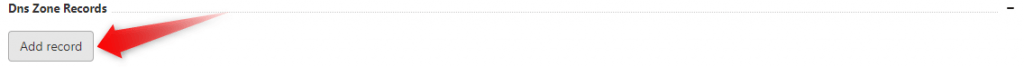 add record in dns zone record