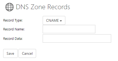 dns zone record