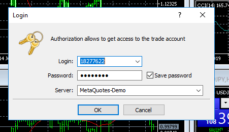 metatrader 5 login authorization