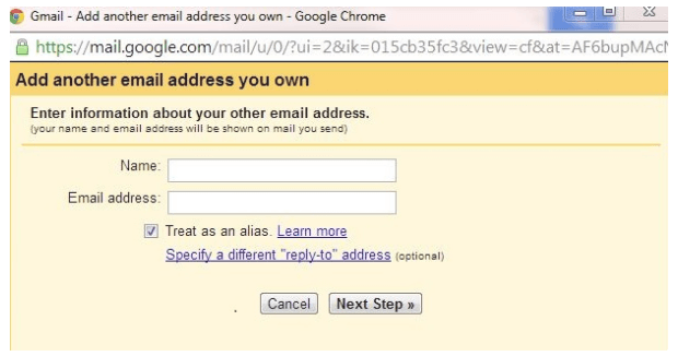 use Gmail to send email from your domain email address