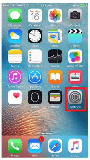 setup email account in iphone