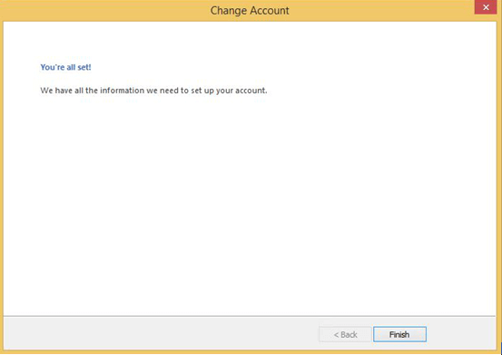 setup email account in outlook 2016