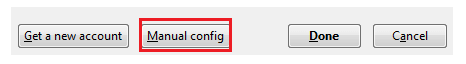 manual config mozilla thunderbird